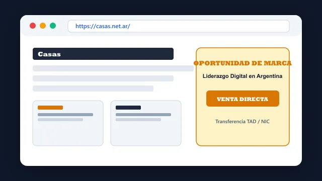 Modelo de aplicación comercial y proyectos digitales para casas.net.ar